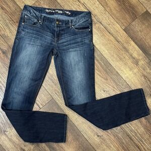 Express Y2K Stella Low Rise Skinny Denim Blue Jeans Regular Fit Size 6R